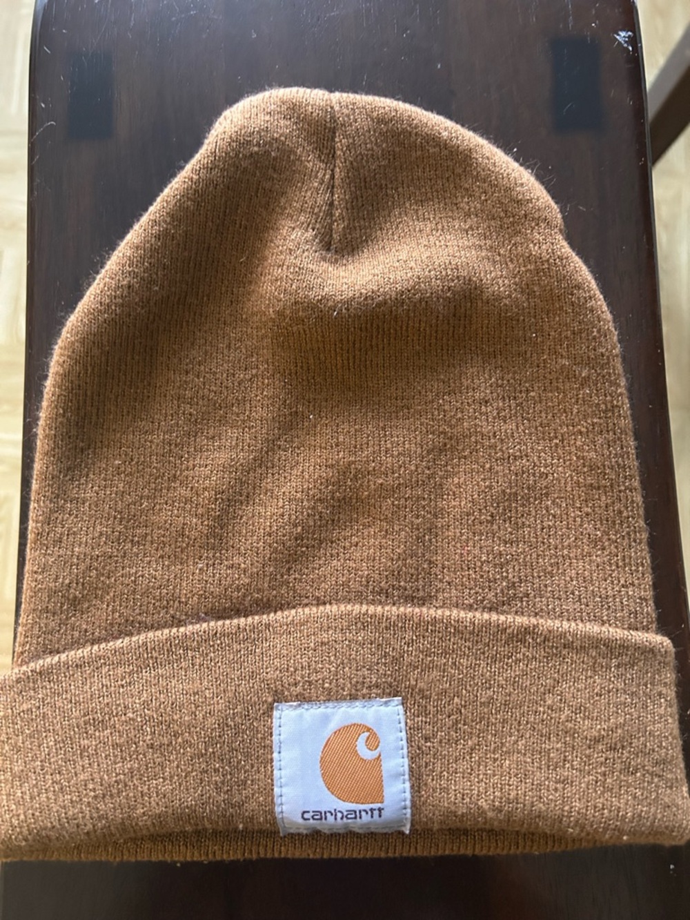 Carhartt Ribbed Cuff Beanie in Brown